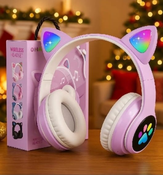Kids Bluetooth Headphones β Wireless & AUX Over-Ear Headset for Boys & Girls