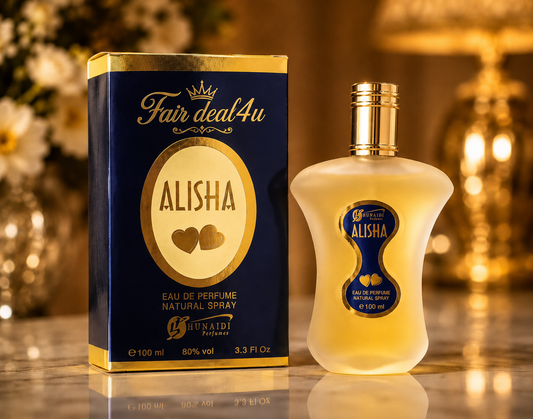 Alisha Blue Perfume 100ml Is A Classic Fragrance Designed To Inspire Elegance And Confidence