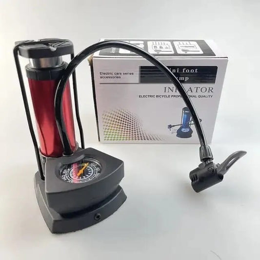 High Pressure Foot Air Pump with Pressure Gauge – Multi-Purpose Inflator