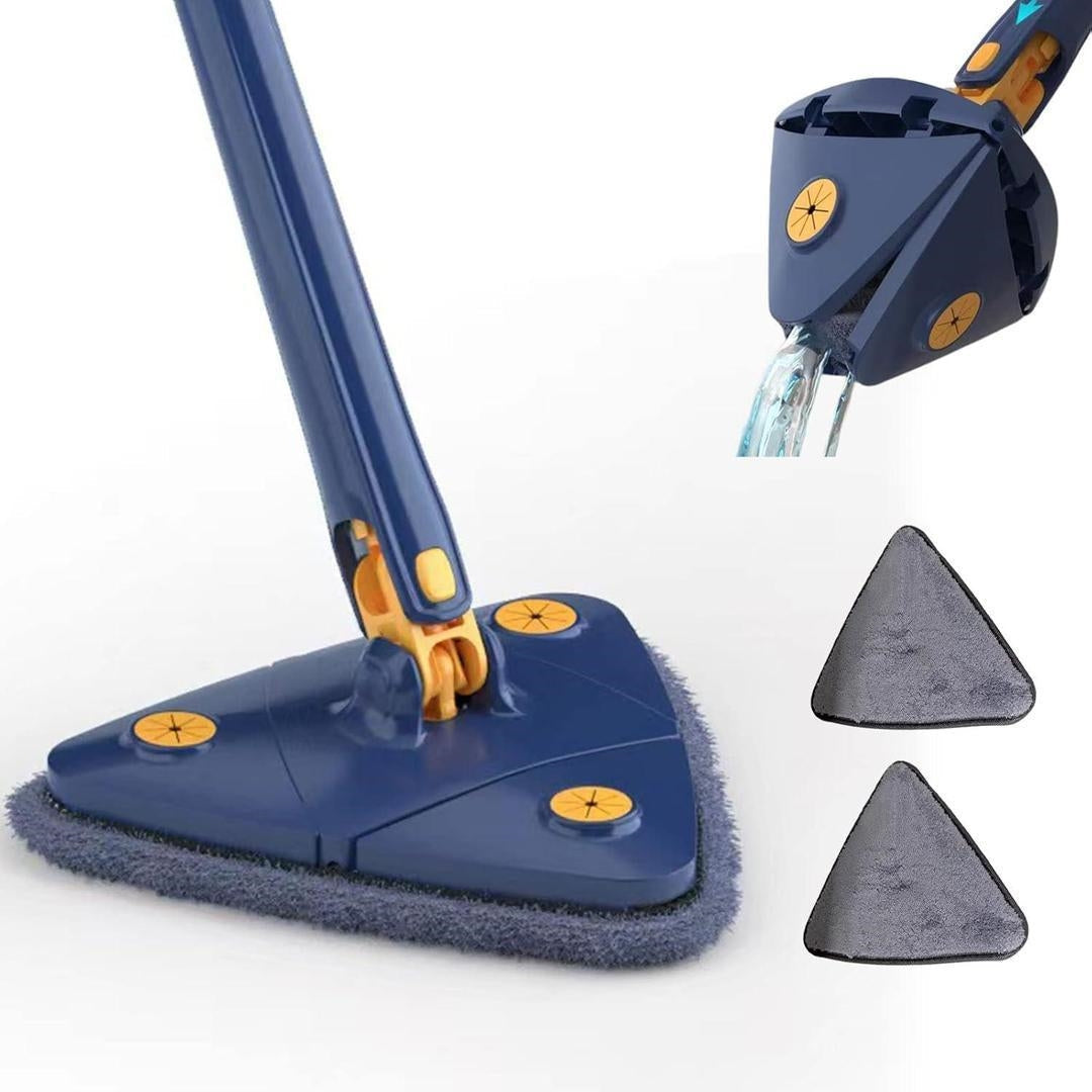 Microfiber Spray Mop with Triangular Head – Floor Cleaning Mop