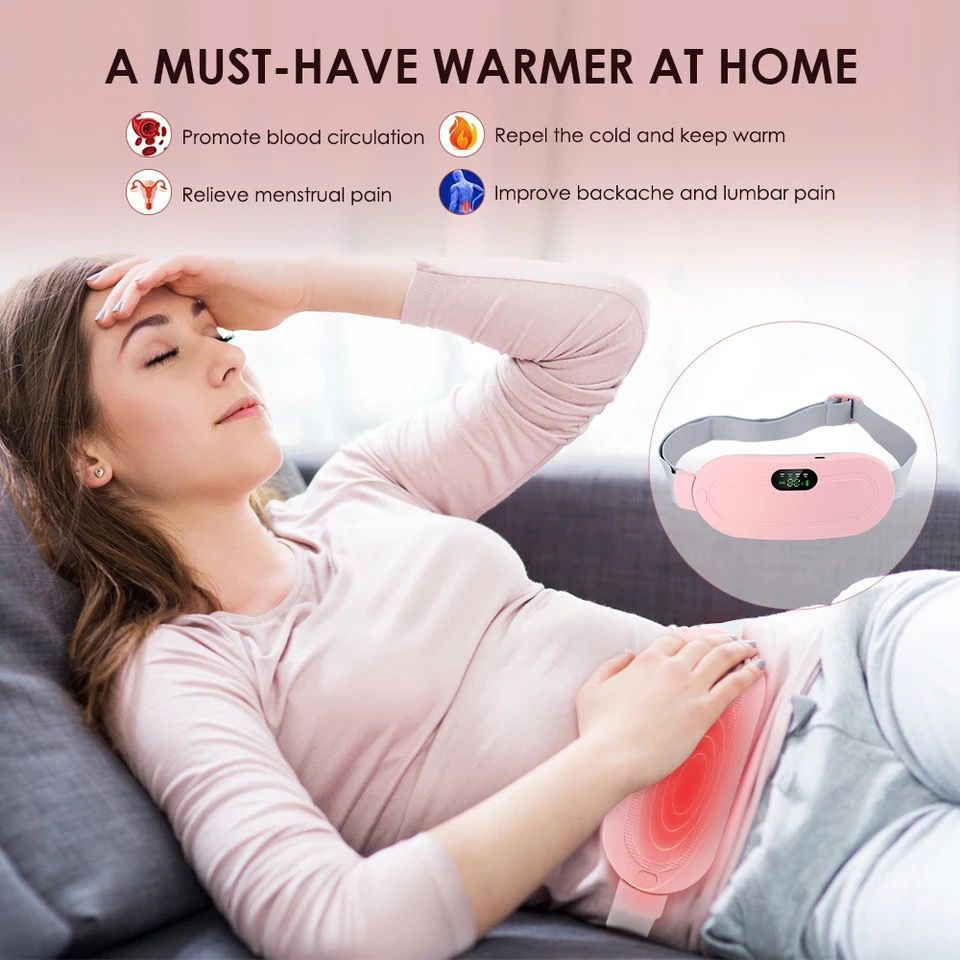 Cramp Relief Belt -Portable Menstrual Heating Pad,
