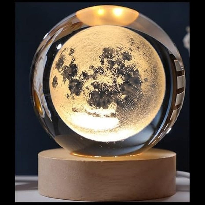 Crystal Moon Lamp