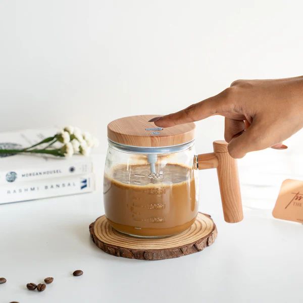 Self-Stirring Coffee Mug Battery Operated