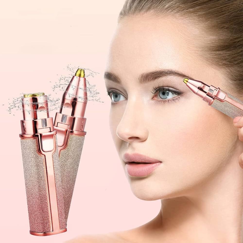 Rechargeable Facial Hair & Eyebrow Trimmer Pen Shape