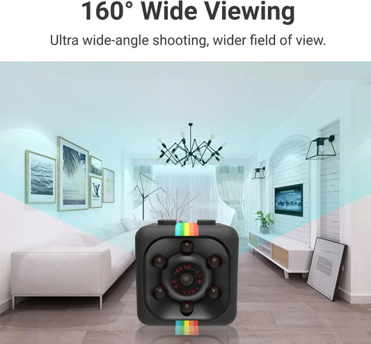 Sq 11 Mini Camera - Portable Small Surveillance Pocket Cam Night Vision MCube otion Detection Full HD Micro Security Video Recorder Cam