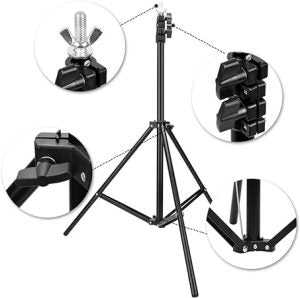 7FT Professional Ring Light Stand – Adjustable Tripod for Video Recording & Photography