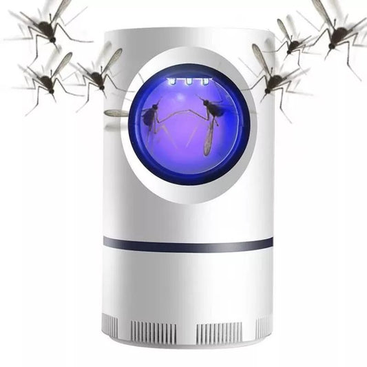 Mosquito Killer Lamp Electric Shocker Round with Charger – Powerful 360° UV Light