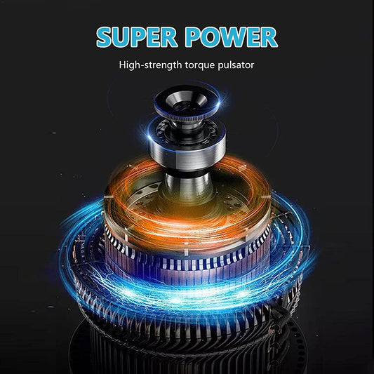 Portable Mini Ultrasonic Washing Machine – Compact Turbine Clothes Cleaner