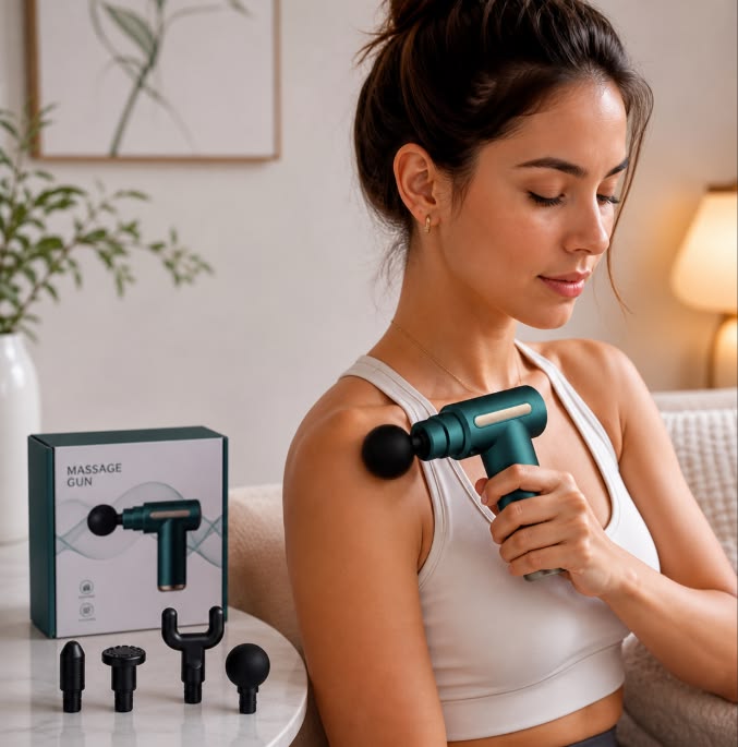 Powerful Deep Tissue Massage Gun –