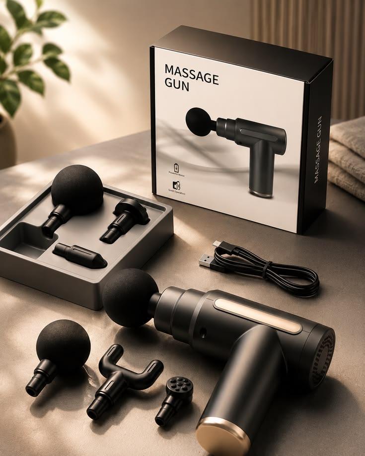 Powerful Deep Tissue Massage Gun –