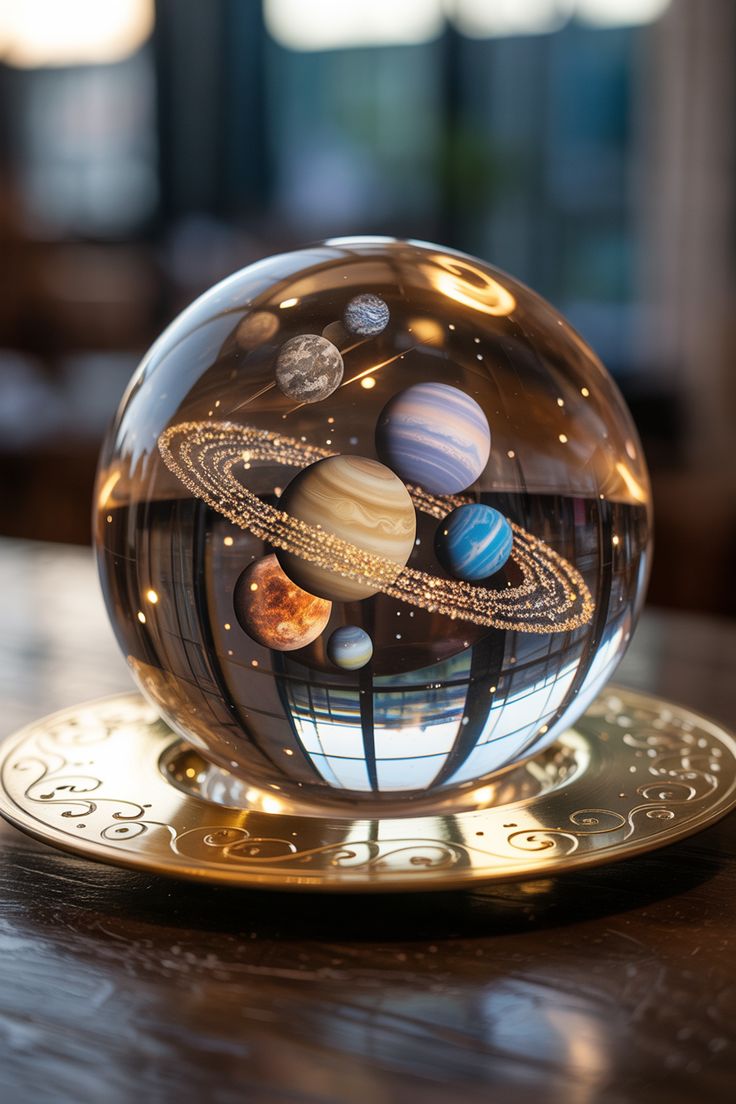Crystal Moon Lamp