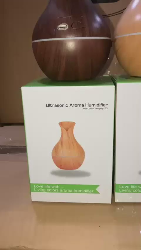 Mini Ultrasonic Aromatherapy Diffuser – Cool Mist Air Humidifier & Essential Oil Aroma Diffuser for Home, Office & Bedroom - Random Color